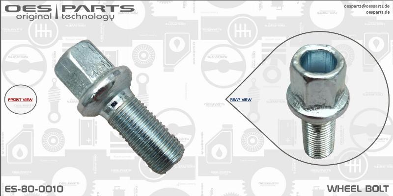 OES PARTS ES-80-0010 - Wheel Bolt car-mod.net