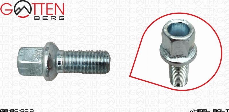 OES PARTS GB-80-0010 - Wheel Bolt car-mod.net