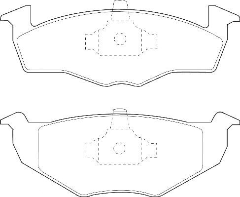 Omnicraft 2134870 - Brake Pad Set, disc brake car-mod.net
