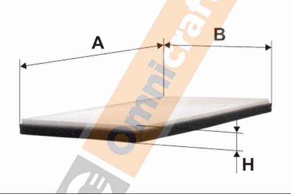 Omnicraft 2144622 - Filter, interior air car-mod.net