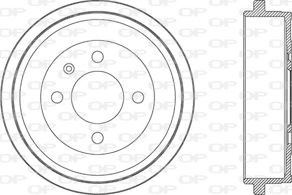 Open Parts BAD9048.10 - Brake Drum car-mod.net