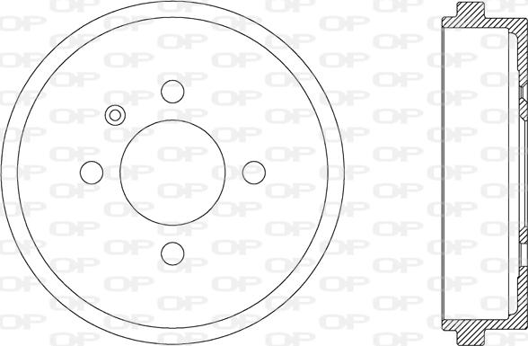 Open Parts BAD9047.10 - Brake Drum car-mod.net