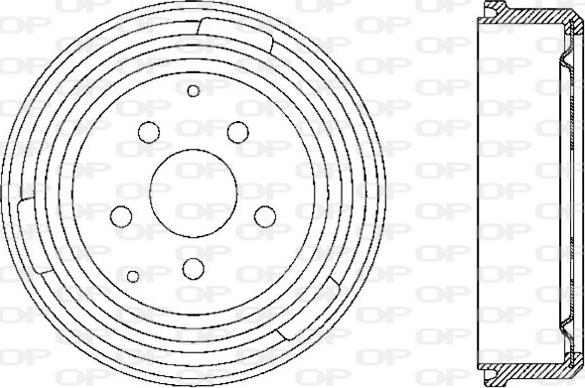 Open Parts BAD9011.20 - Brake Drum car-mod.net