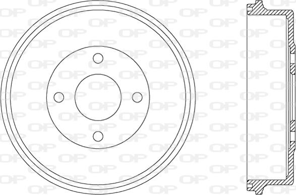 Open Parts BAD9017.10 - Brake Drum car-mod.net