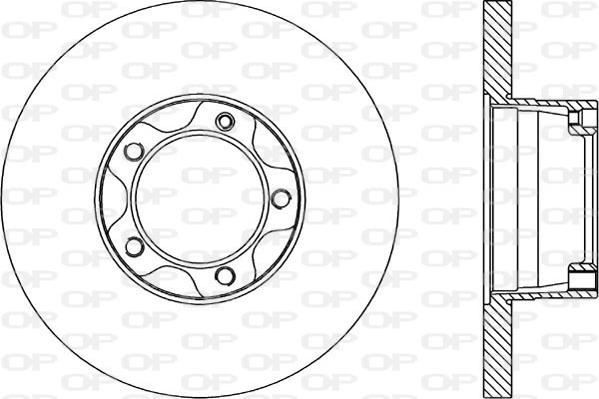 Open Parts BDR1578.10 - Brake Disc car-mod.net