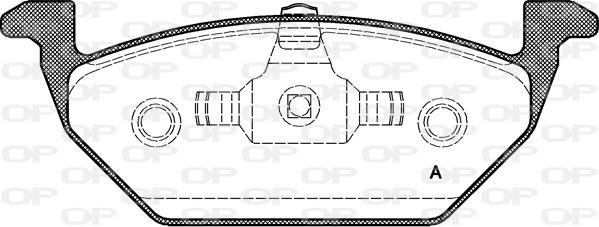 DJ Parts BP2033 - Brake Pad Set, disc brake car-mod.net