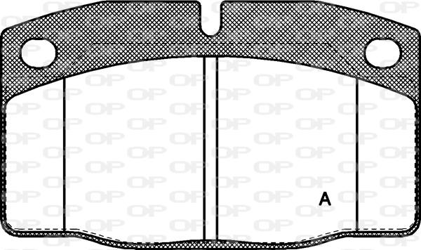 Open Parts BPA0101.20 - Brake Pad Set, disc brake car-mod.net