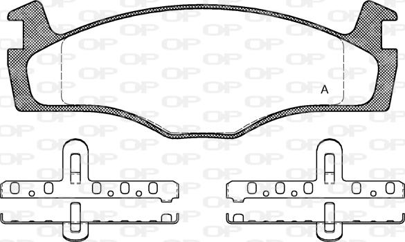 Open Parts BPA0171.10 - Brake Pad Set, disc brake car-mod.net