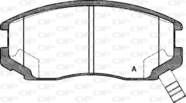 Open Parts BPA0357.22 - Brake Pad Set, disc brake car-mod.net