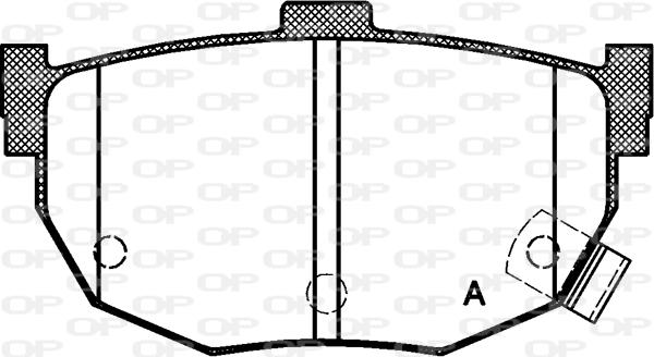 ACKOJA A52-2138 - Brake Pad Set, disc brake car-mod.net