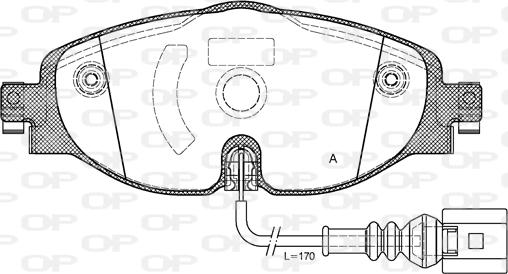 AD 1625.01 - Brake Pad Set, disc brake car-mod.net