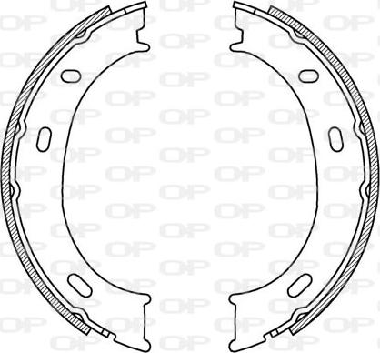 Open Parts BSA2192.00 - Drum Brake Shoe Set car-mod.net