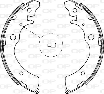 Open Parts BSA2143.00 - Drum Brake Shoe Set car-mod.net