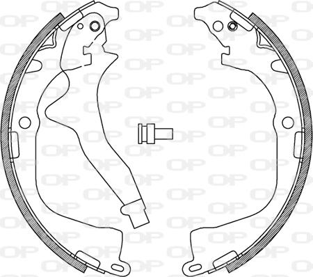 Open Parts BSA2242.00 - Drum Brake Shoe Set car-mod.net