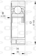 Open Parts CVJ5411.20 - CV Joint Kit, drive shaft car-mod.net