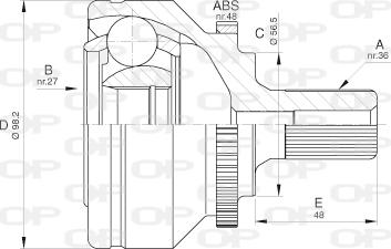 Open Parts CVJ5589.10 - CV Joint Kit, drive shaft car-mod.net