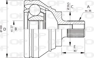 Open Parts CVJ5699.10 - CV Joint Kit, drive shaft car-mod.net