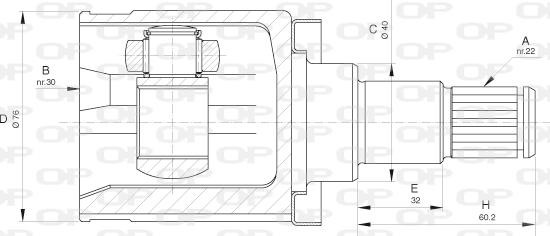 Open Parts CVJ5634.20 - CV Joint Kit, drive shaft car-mod.net