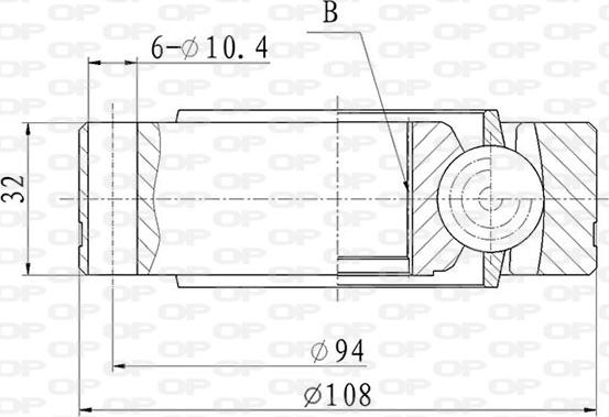 Open Parts CVJ5863.20 - CV Joint Kit, drive shaft car-mod.net