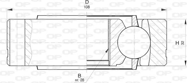 Open Parts CVJ5819.20 - CV Joint Kit, drive shaft car-mod.net