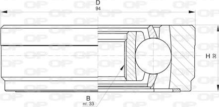 Open Parts CVJ5814.20 - CV Joint Kit, drive shaft car-mod.net