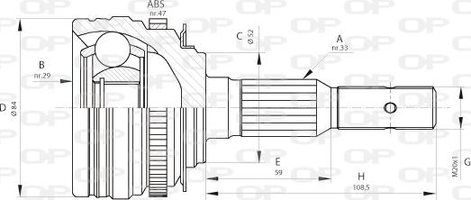 Open Parts CVJ5273.10 - CV Joint Kit, drive shaft car-mod.net