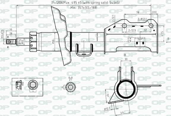 Open Parts SAB8517.31 - Shock Absorber car-mod.net
