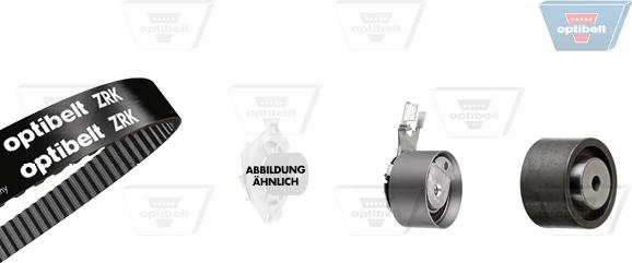 Optibelt KT 1474 W1 - Water Pump & Timing Belt Set car-mod.net