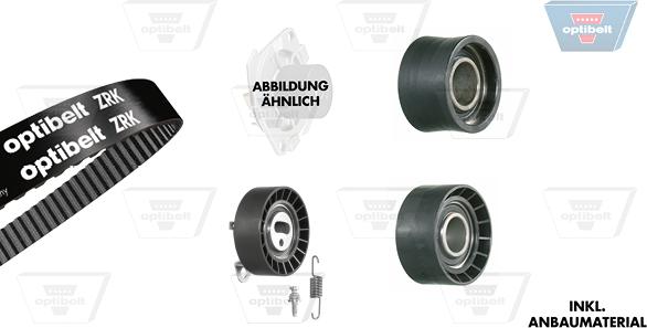 Optibelt KT 1587 W1 - Water Pump & Timing Belt Set car-mod.net