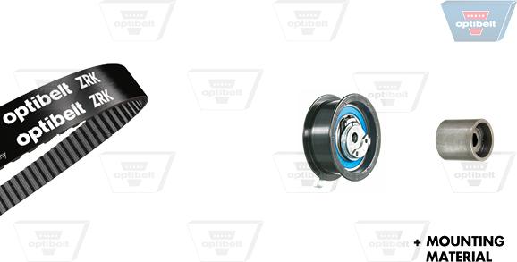 Optibelt KT 1087 - Timing Belt Set car-mod.net