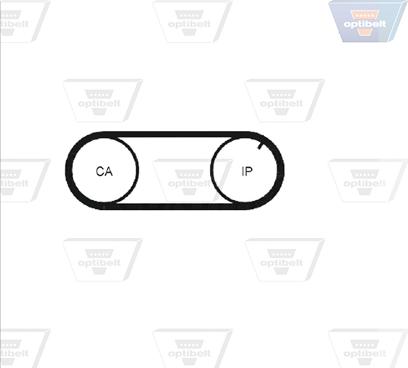 Optibelt ZRK 1090 - Timing Belt car-mod.net