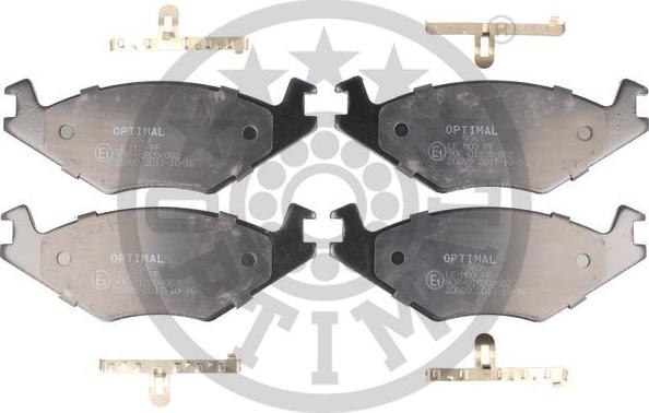 Optimal 9363 - Brake Pad Set, disc brake car-mod.net