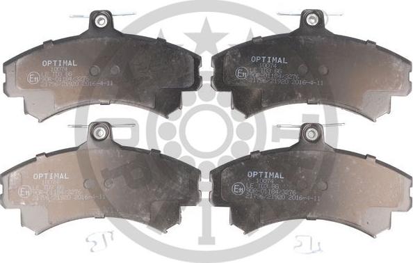 Optimal BP-10074 - Brake Pad Set, disc brake car-mod.net