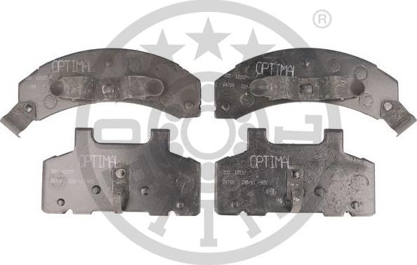 Optimal 12107 - Brake Pad Set, disc brake car-mod.net