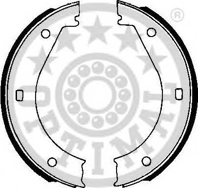 Optimal BB-4040 - Drum Brake Shoe Set car-mod.net