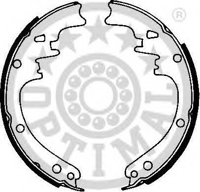 Optimal BB-6560 - Drum Brake Shoe Set car-mod.net