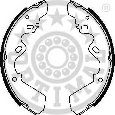 Optimal BB-3370 - Drum Brake Shoe Set car-mod.net