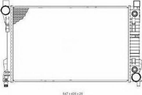 Ordonez 2065081 - Radiator, engine cooling car-mod.net