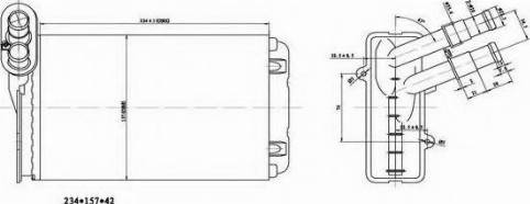 Ordonez 2066919 - Heat Exchanger, interior heating car-mod.net