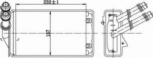 Ordonez 2066918 - Heat Exchanger, interior heating car-mod.net