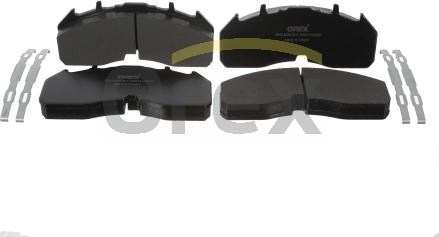 Orex 542037 - Brake Pad Set, disc brake car-mod.net
