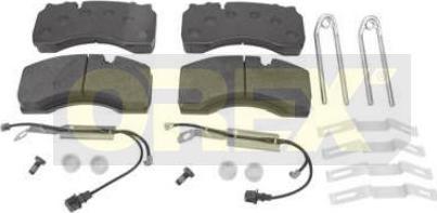 Orex 642009 - Brake Pad Set, disc brake car-mod.net