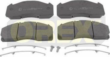 Orex 342002 - Brake Pad Set, disc brake car-mod.net
