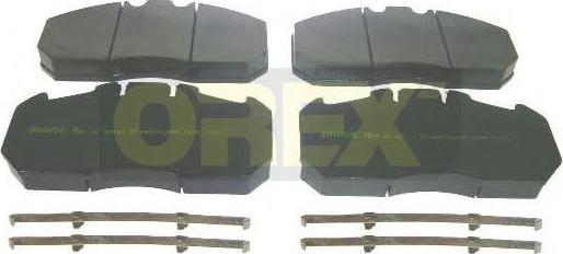 Orex 242011 - Brake Pad Set, disc brake car-mod.net