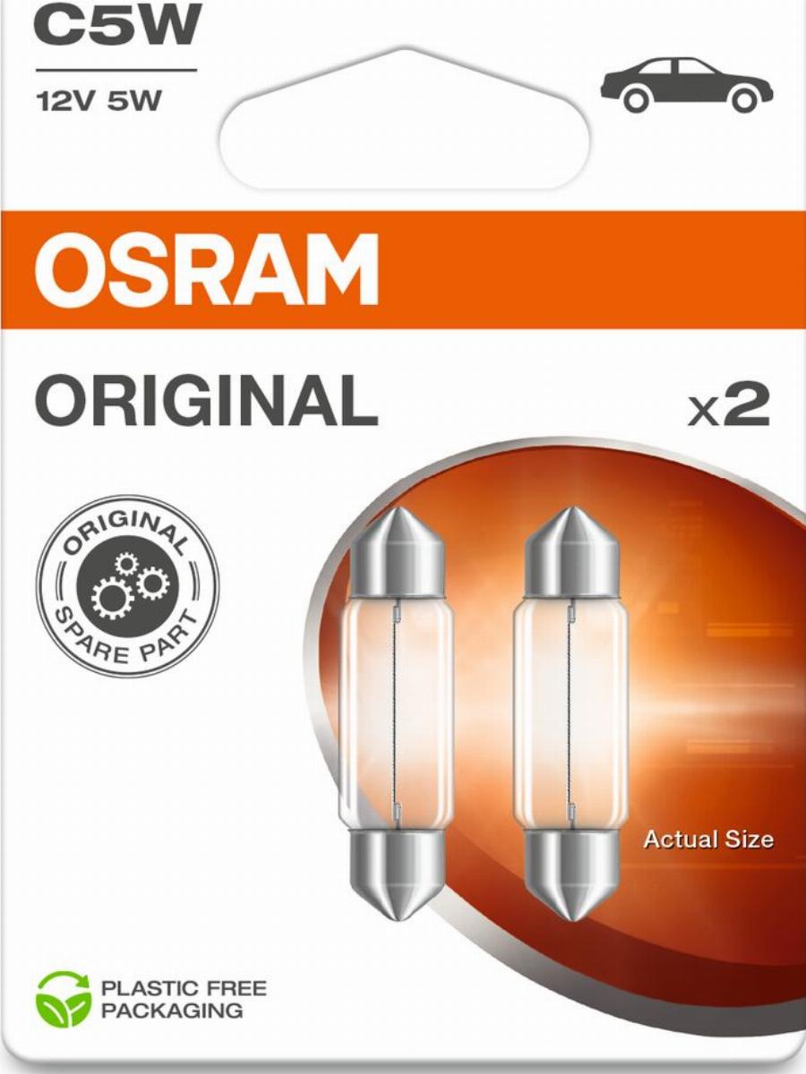 Osram 6418-2BL - Bulb, licence plate light car-mod.net