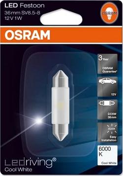 Osram 6436CW-01B - Bulb, interior light car-mod.net