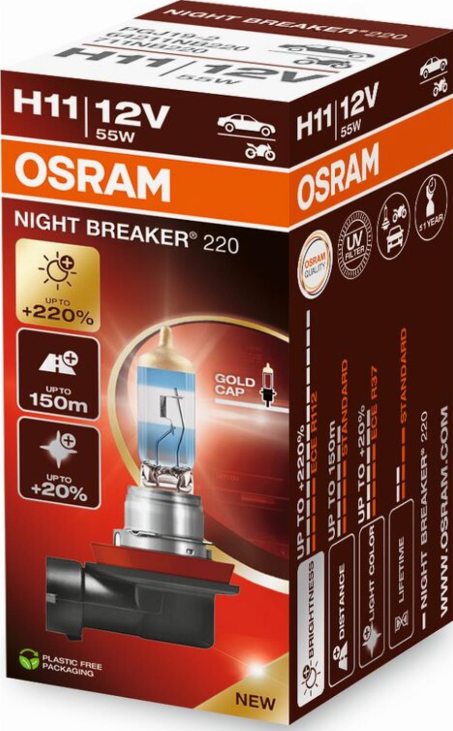 Osram 64211NB220 - Bulb, spotlight car-mod.net