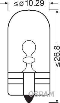 Osram 2845 - Bulb, indicator car-mod.net
