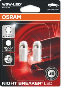 Osram 2825DWNBC-02B - Bulb, interior light car-mod.net