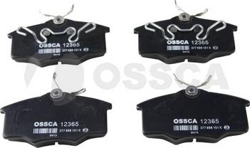 OSSCA 12365 - Brake Pad Set, disc brake car-mod.net